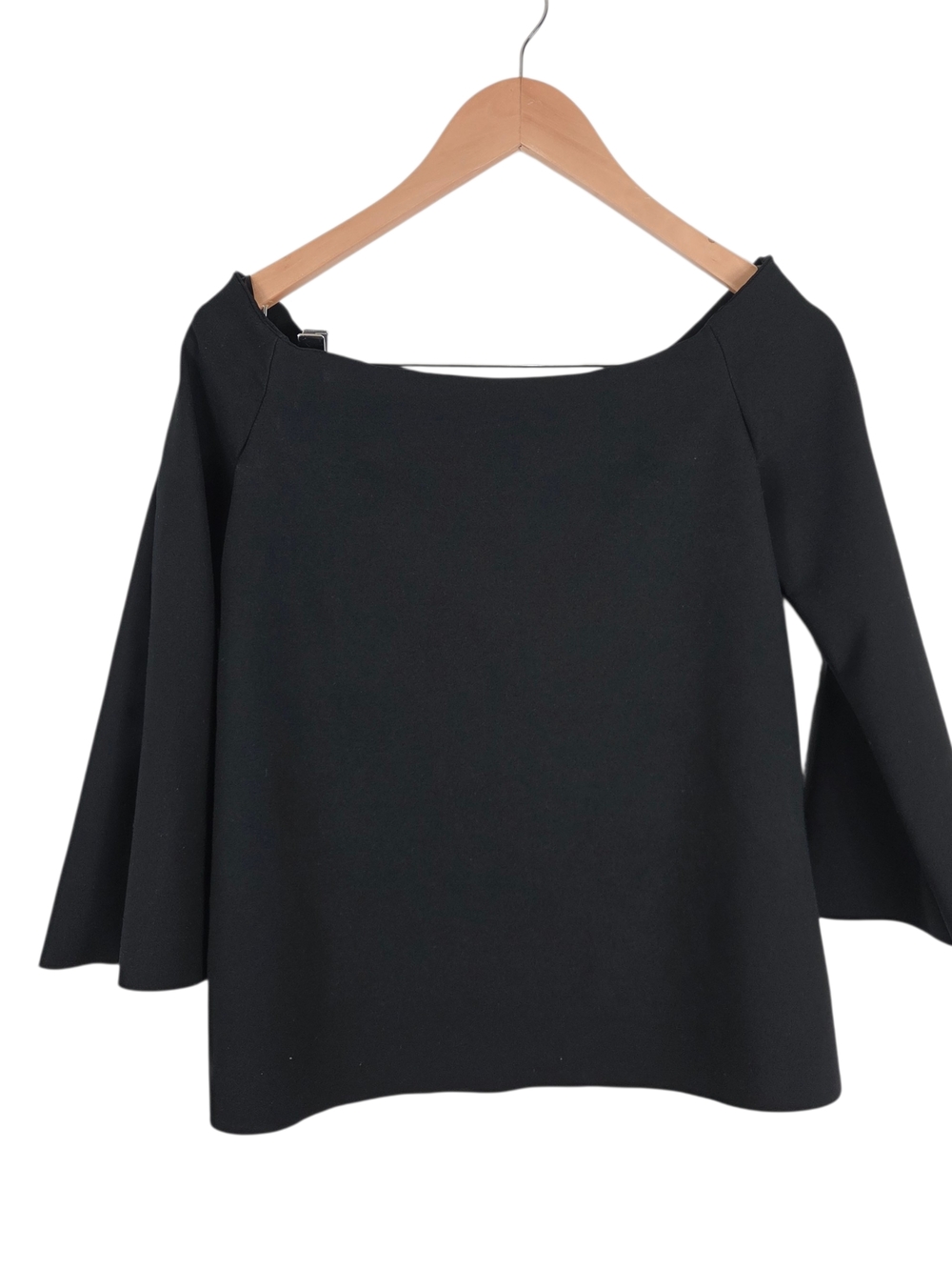 Zara Basic Black Top - Black